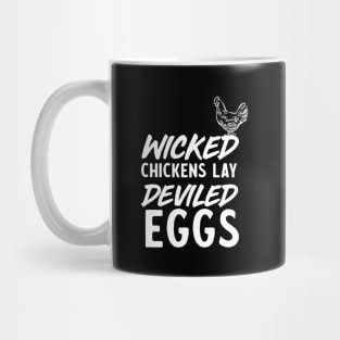 Wicked chickens deviled eggs Mug